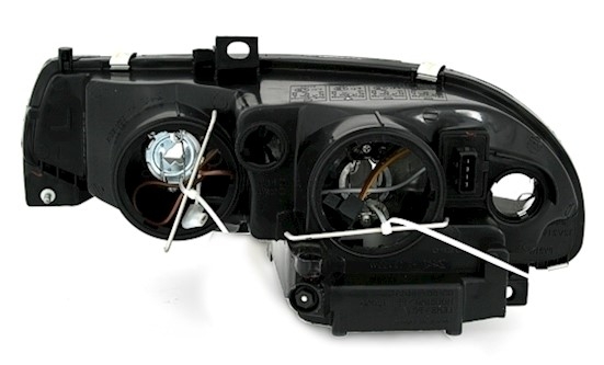 Scheinwerfer für Alfa Romeo 156 in Schwarz, rechts