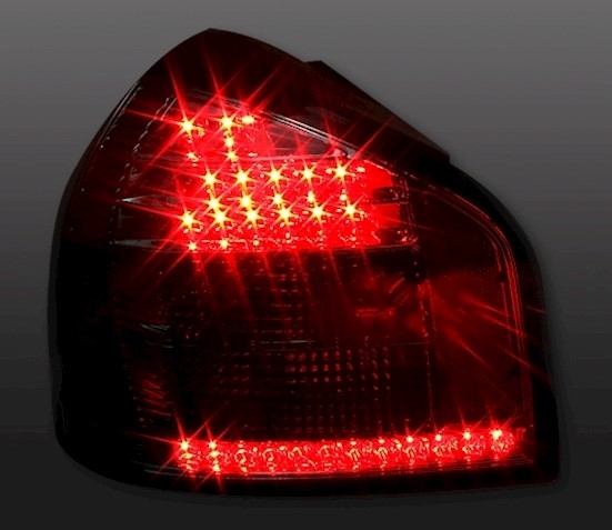 LED Rückleuchten für Audi A3 8L in Rot-Weiß