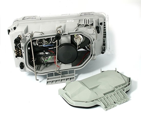 Scheinwerfer für Mercedes W124 in Chrom