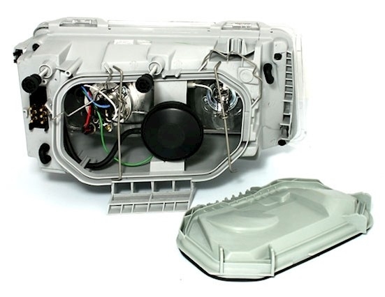 Scheinwerfer für Mercedes W124 in Chrom