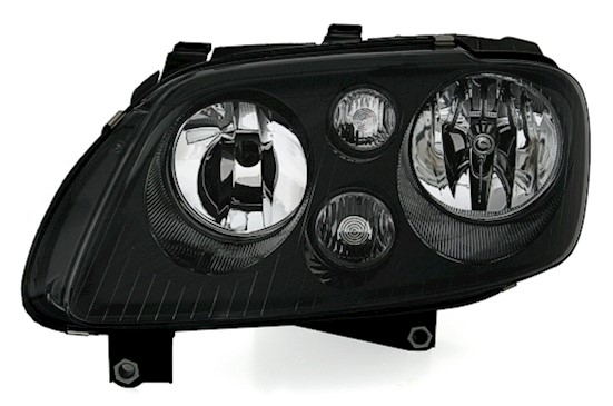 Scheinwerfer für VW Touran / schwarz, links