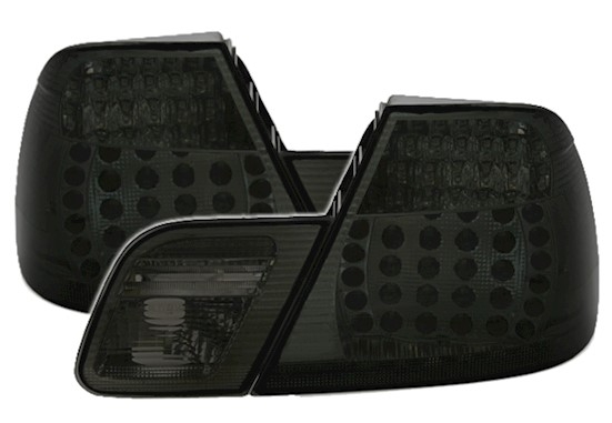 LED Rückleuchten für 3er BMW E46 Coupe in Smoke