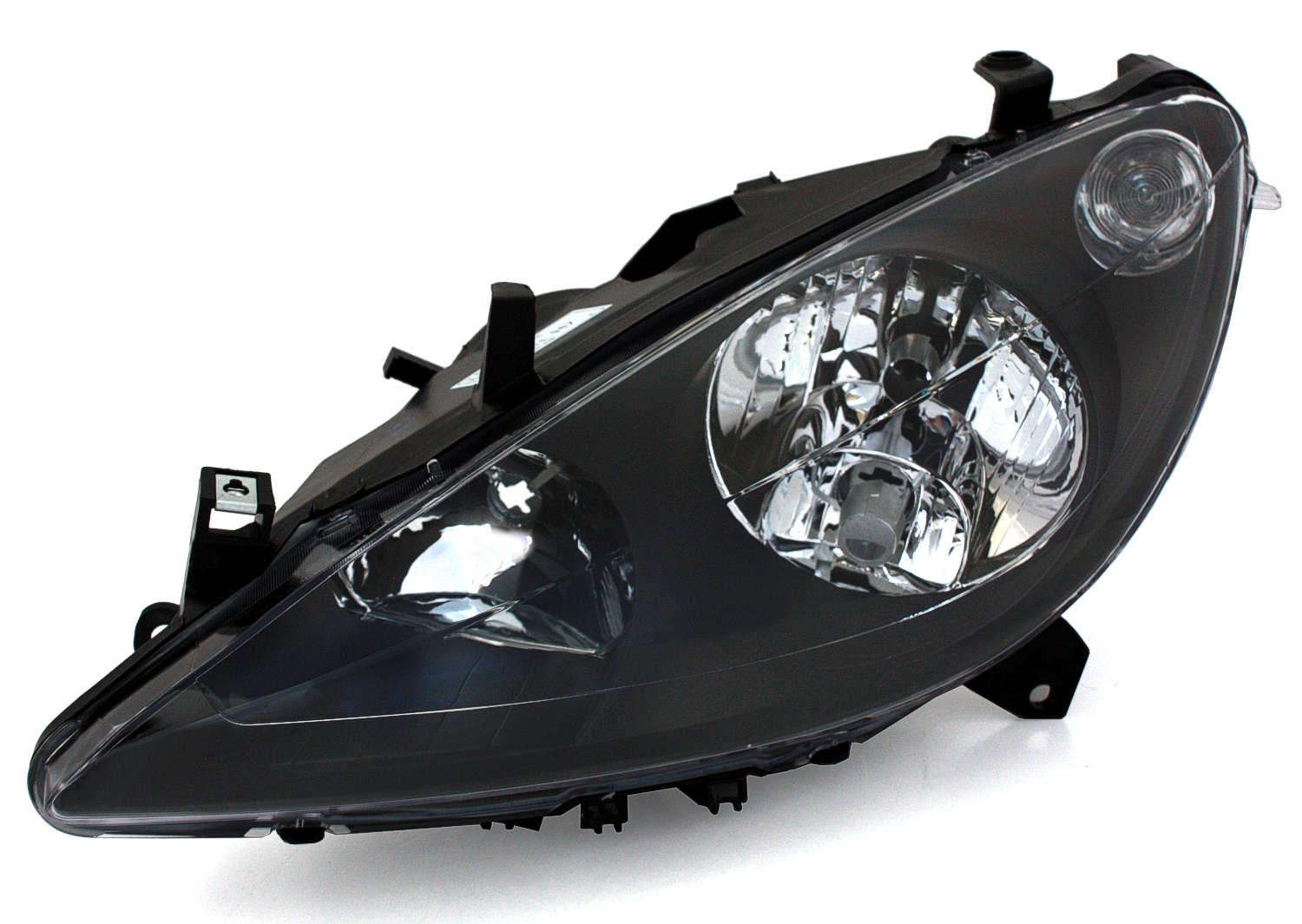 Scheinwerfer Set für Peugeot 307 in Schwarz