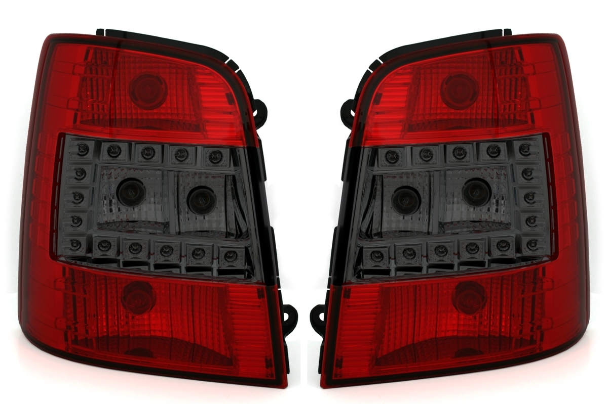 LED Rückleuchten für VW Touran 1T in Rot-Smoke