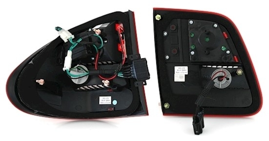 LED Rückleuchten für Mercedes S210 in Rot Weiß