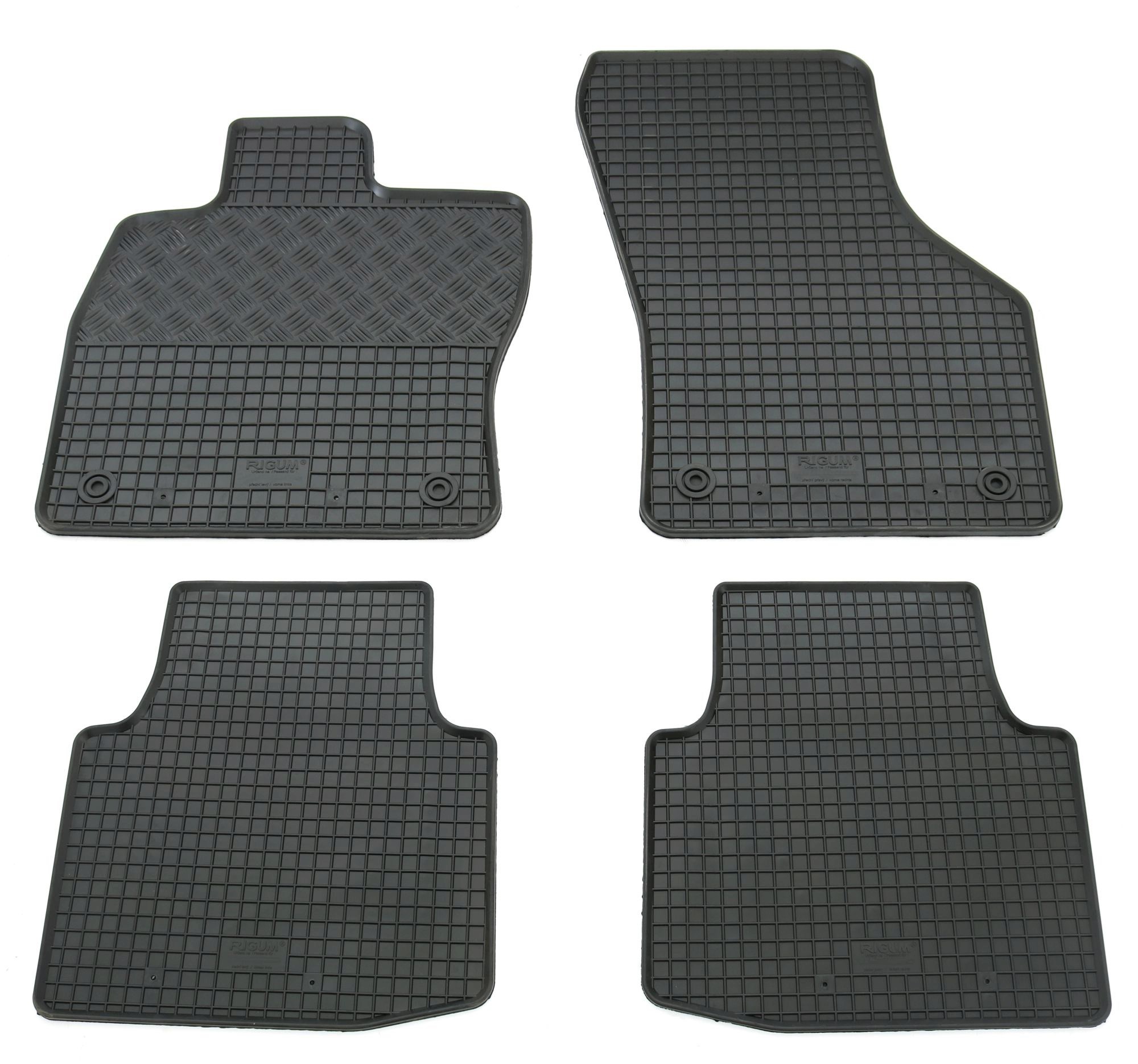 Gummi Fußmatten für Skoda Superb 3