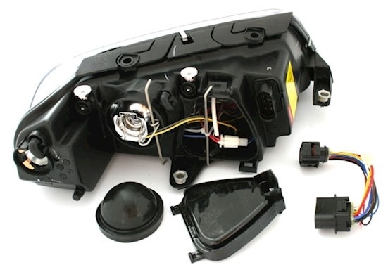 Angel Eyes Scheinwerfer für VW Passat 3BG in Chrom