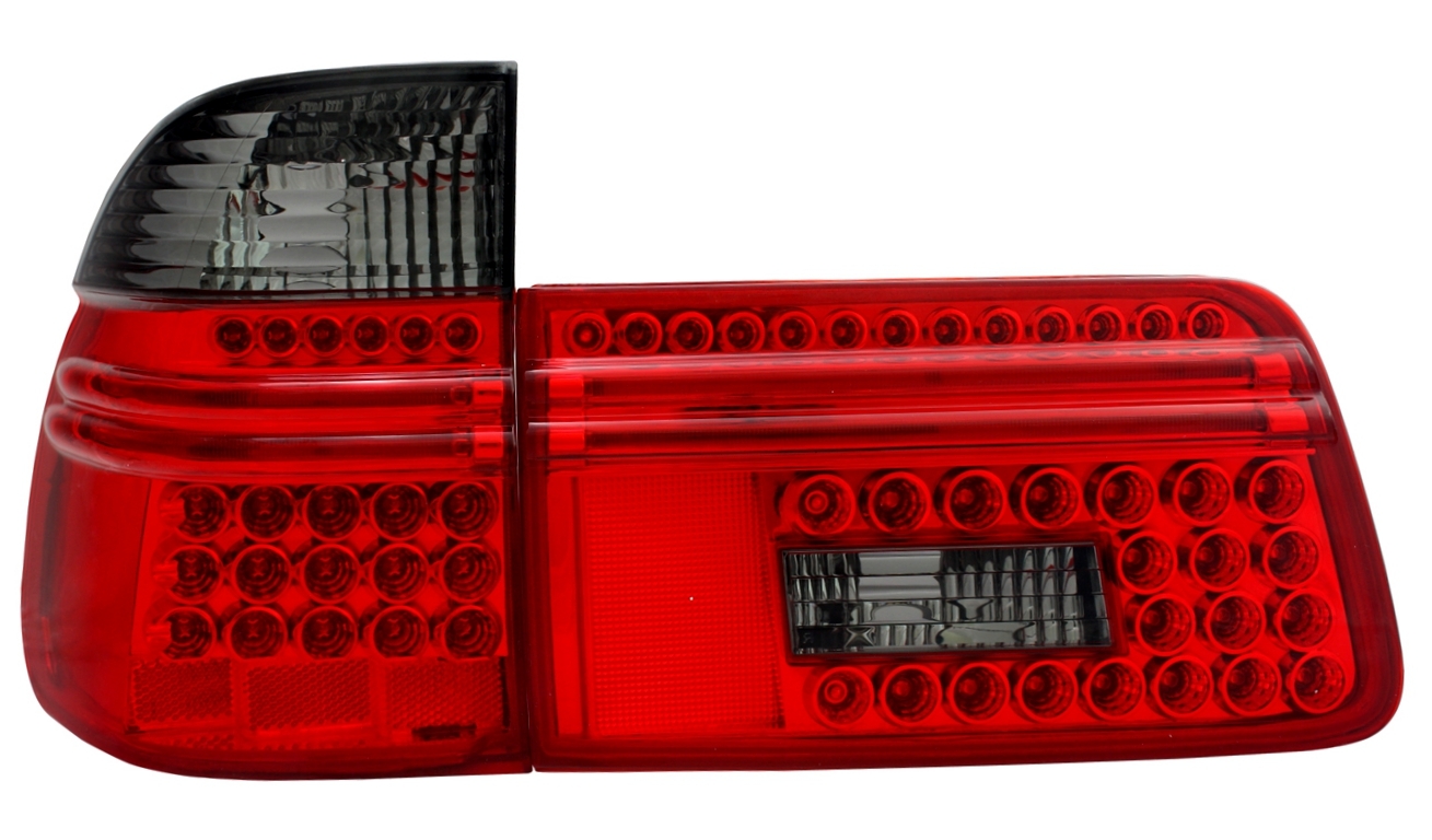LED Rückleuchten für BMW E39 Touring in Rot-Smoke