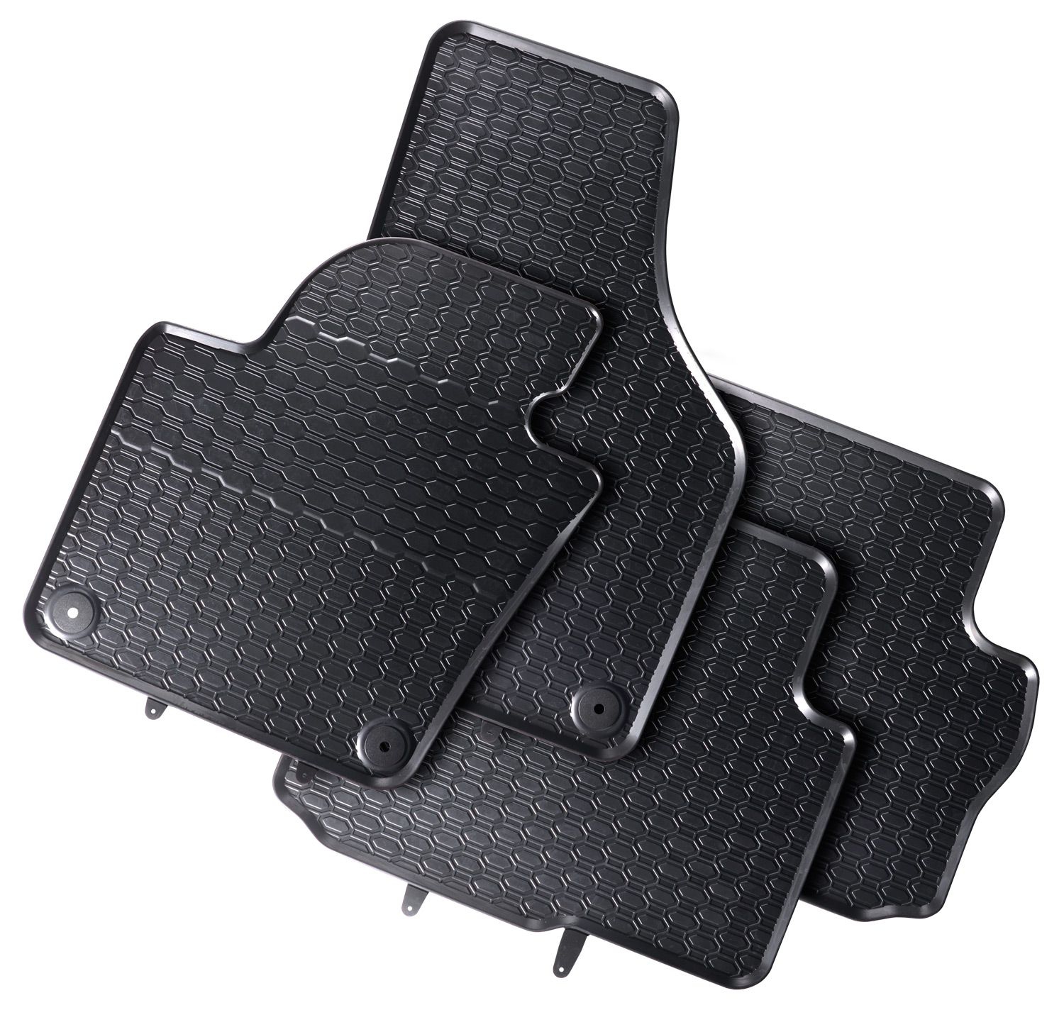 Gummifußmatten für Seat Alhambra + VW Sharan