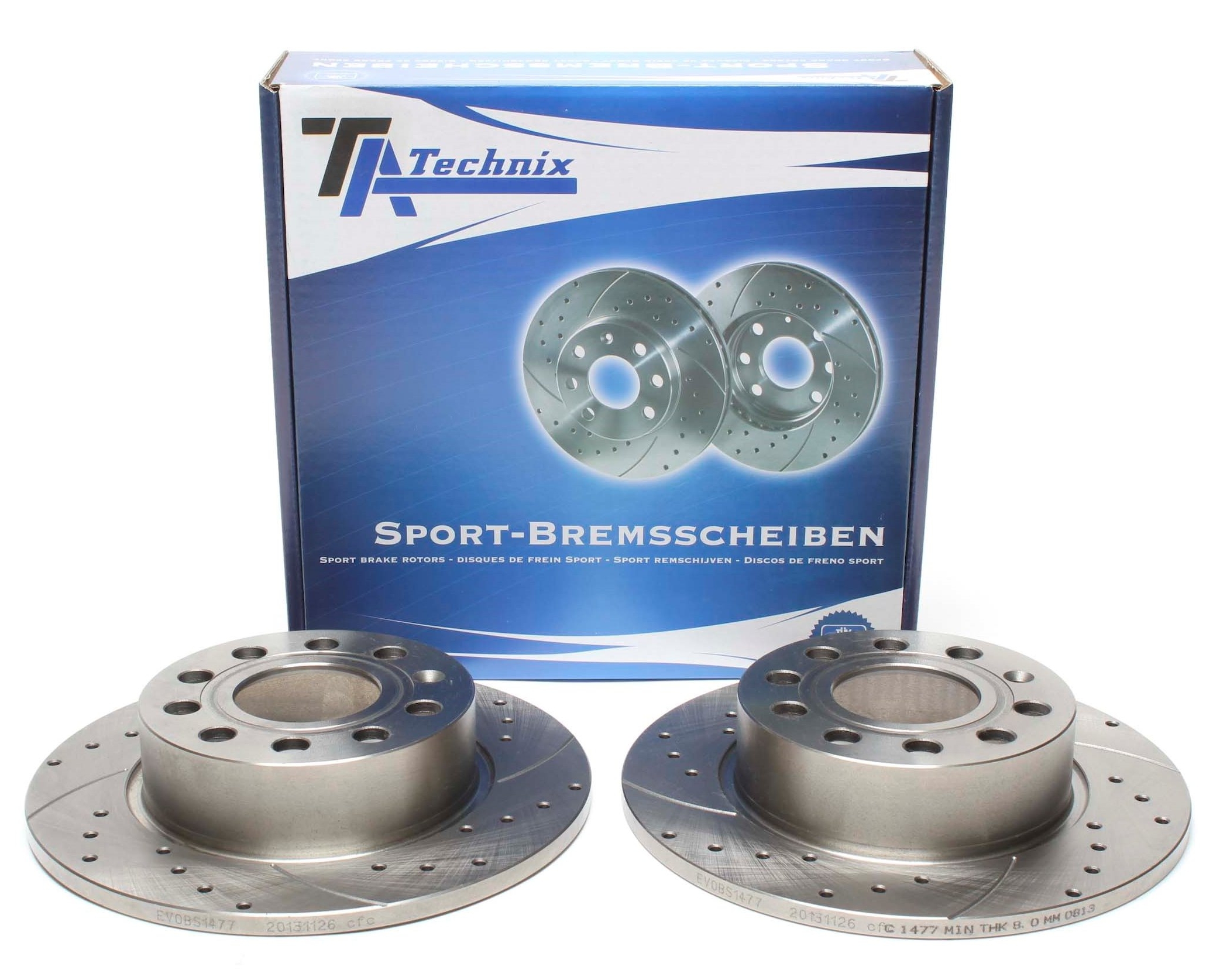 TA-Technix Sport Bremsscheiben Satz / HA