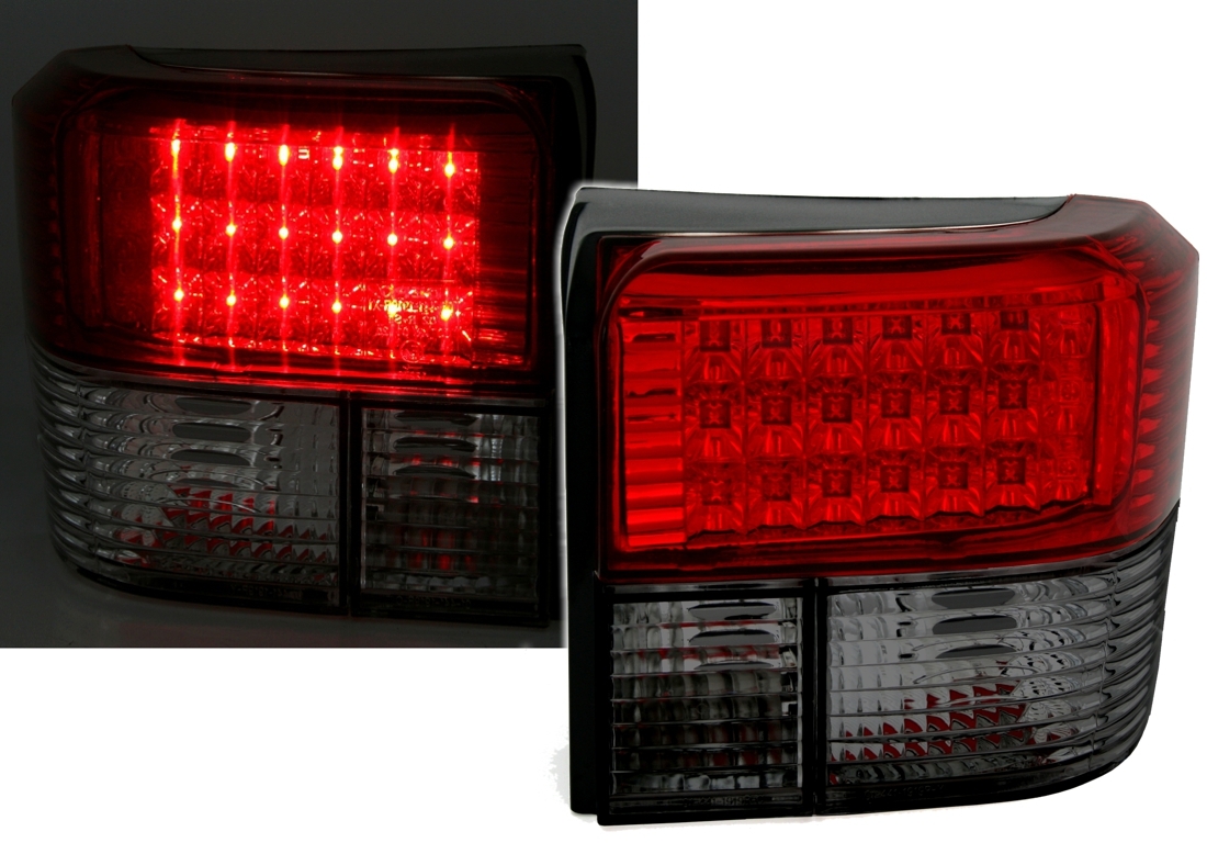 LED Rückleuchten Set für VW T4 9/90- in Rot-Schw.