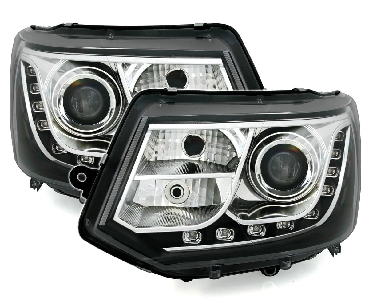 Scheinwerfer für VW T5 in Schwarz