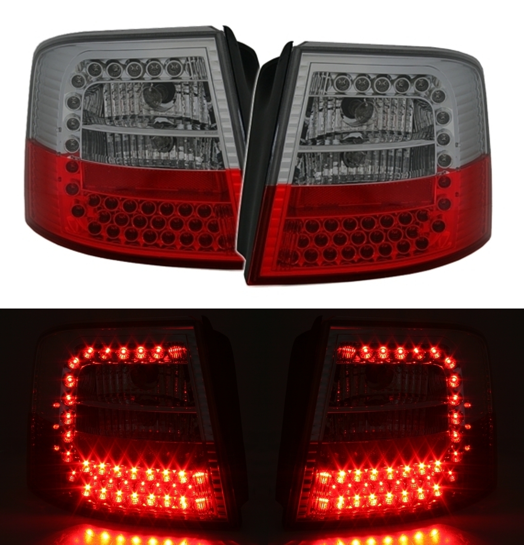 LED Rückleuchten für Audi A6 C5 Avant in Rot-Schw.