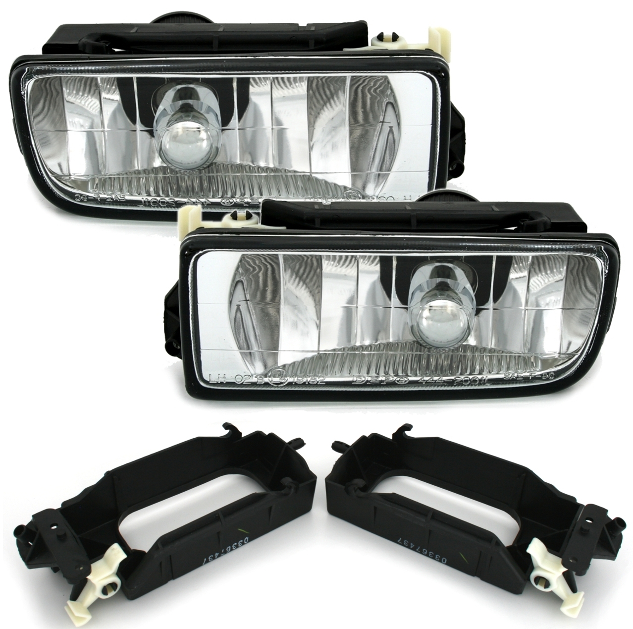 Nebelscheinwerfer für BMW E36 in Klarglas Chrom