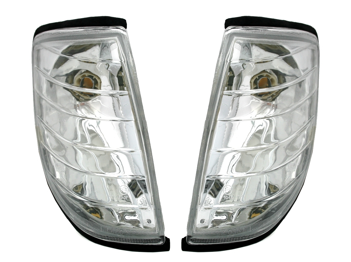 Frontblinker für Mercedes W140 in Chrom