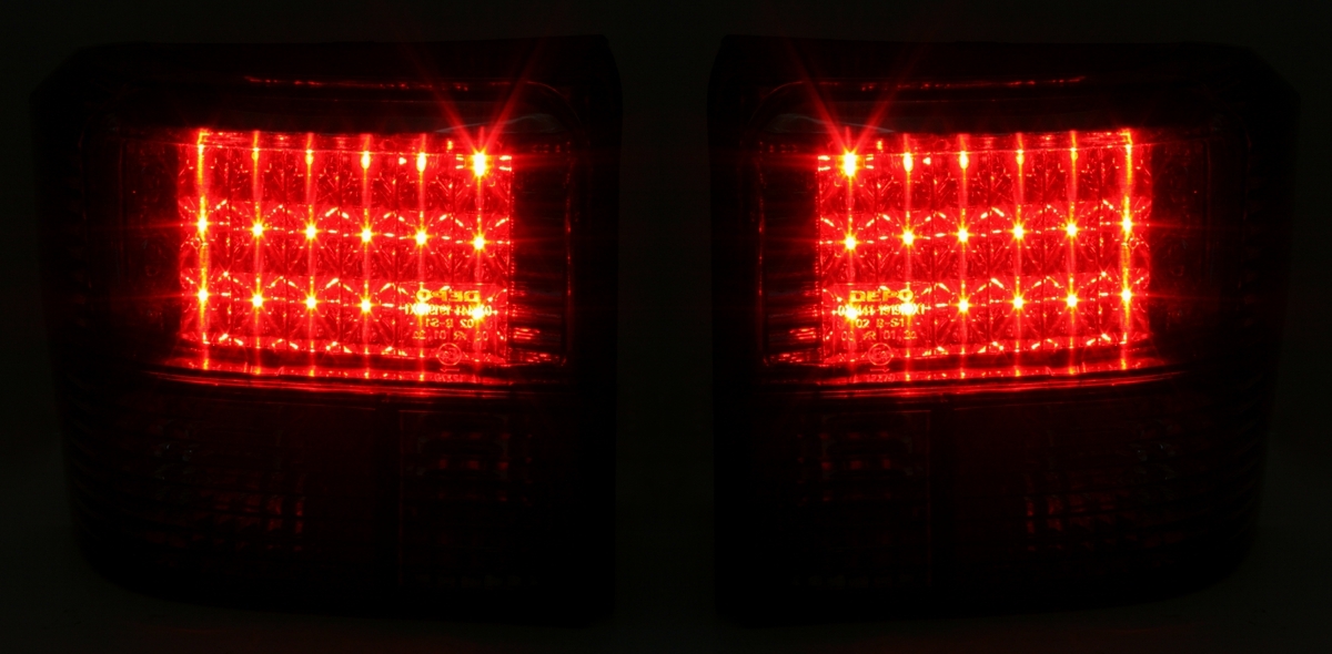 LED Rückleuchten Set für VW T4 9/90- in Schwarz