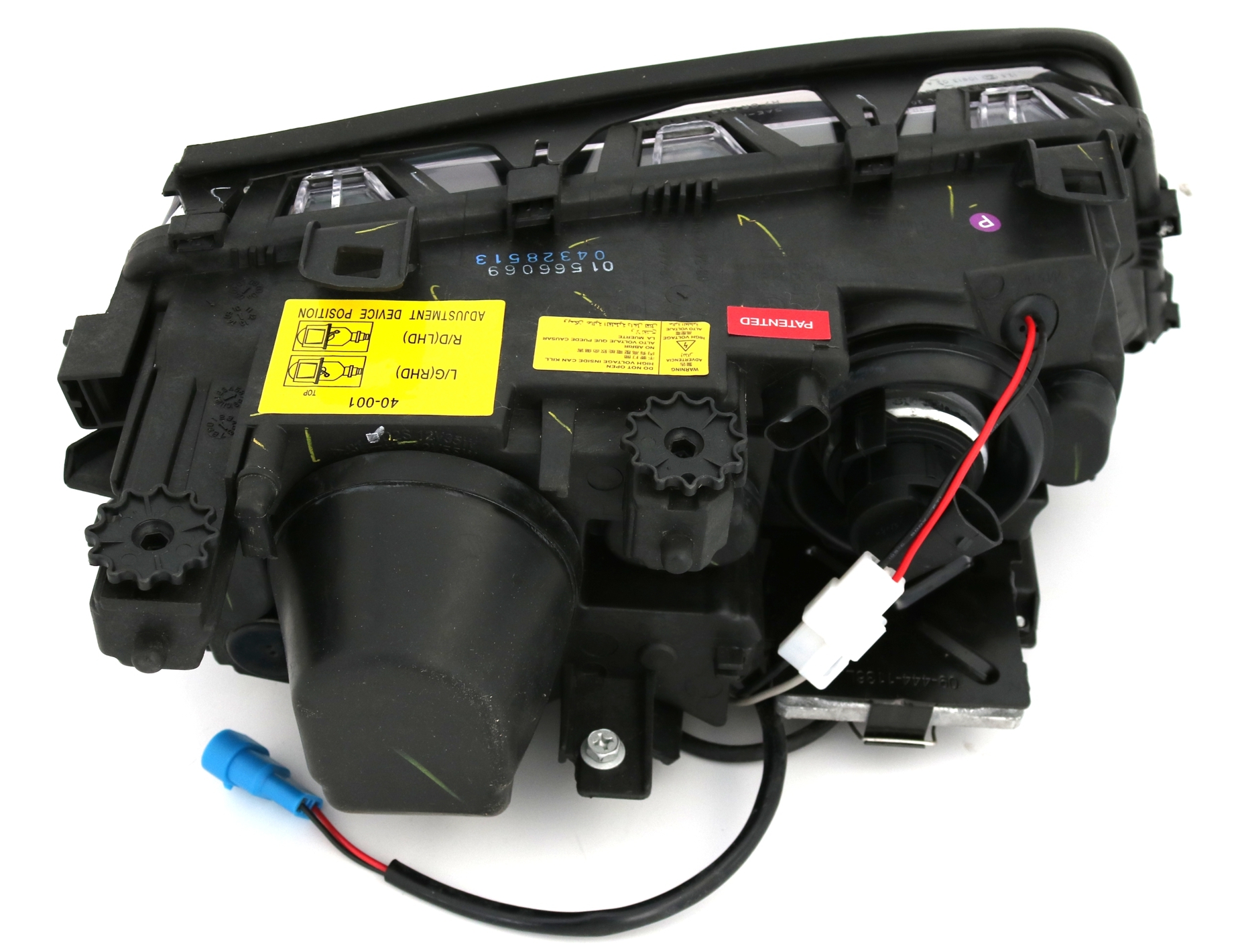 Angel Eyes Scheinwerfer für 3er BMW E46 in Schwarz