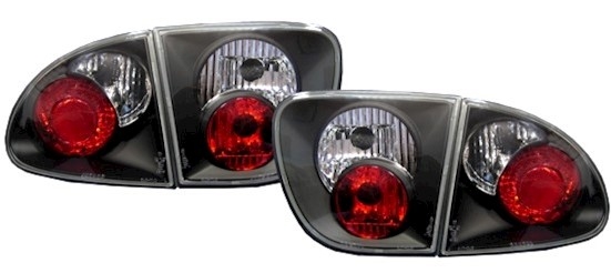 Rückleuchten für Seat Leon 1M in Schwarz