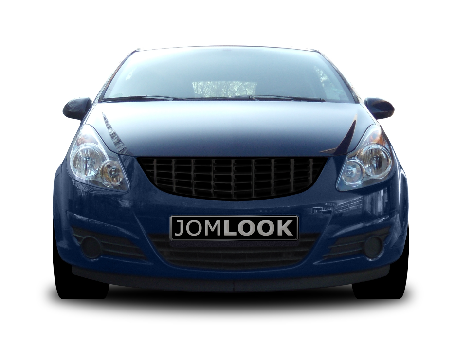 Kühlergrill für Opel Corsa D in Schwarz