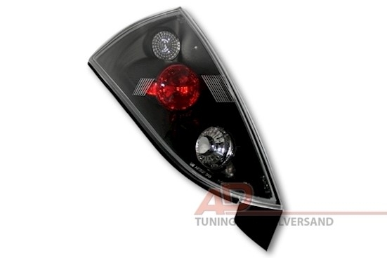 Rückleuchten für Ford Focus MK1 Limo in Schwarz   