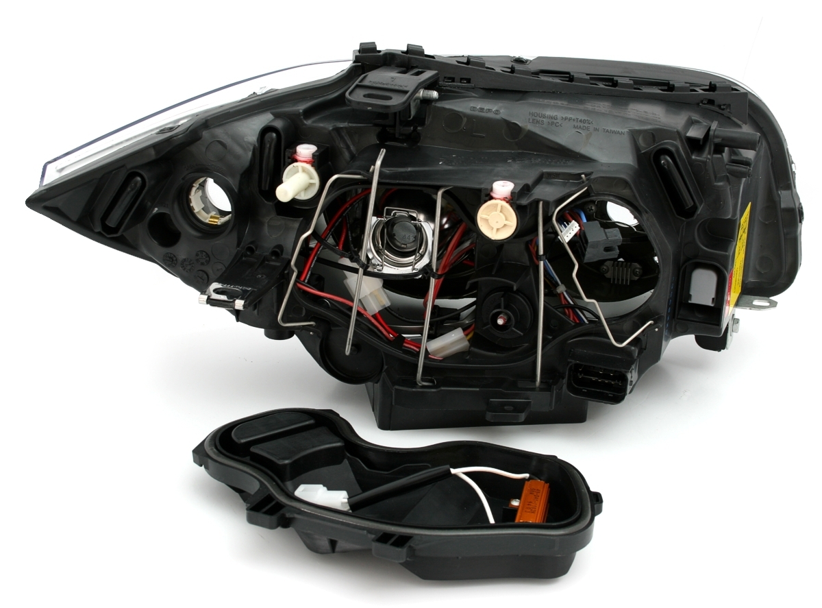 Angel Eyes Scheinwerfer für 1er BMW E8_ in Grau