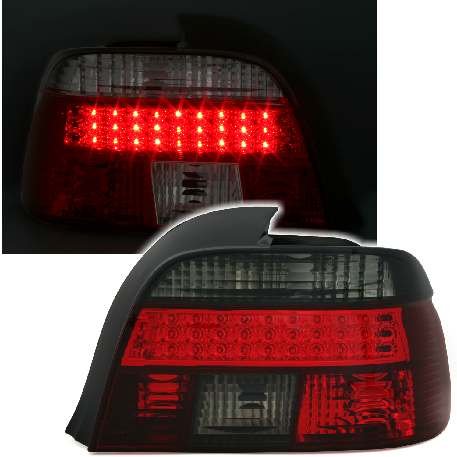 LED Rückleuchten Set für 5er BMW E39 in Rot-Schw.