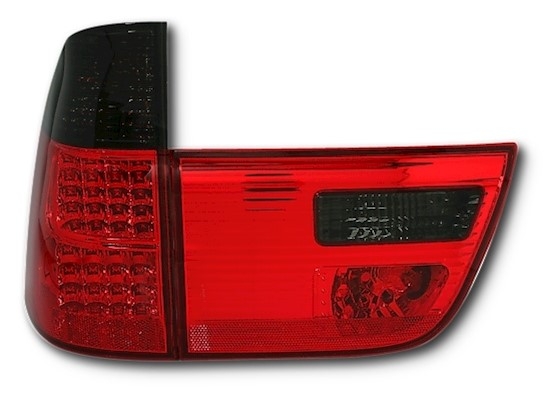 LED Rückleuchten für BMW X5 E53 in Rot-Schwarz