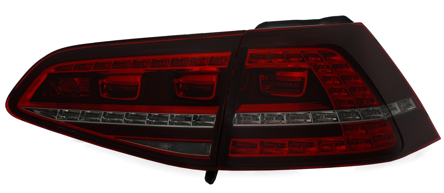 LED Rückleuchten für VW Golf 7 GTILook / Dunkelrot
