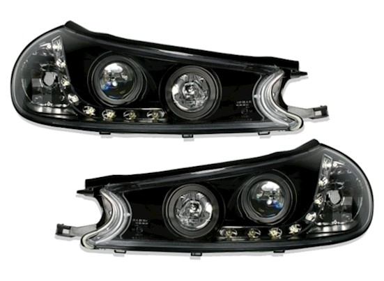 Scheinwerfer für Ford Mondeo MK2 in Schwarz