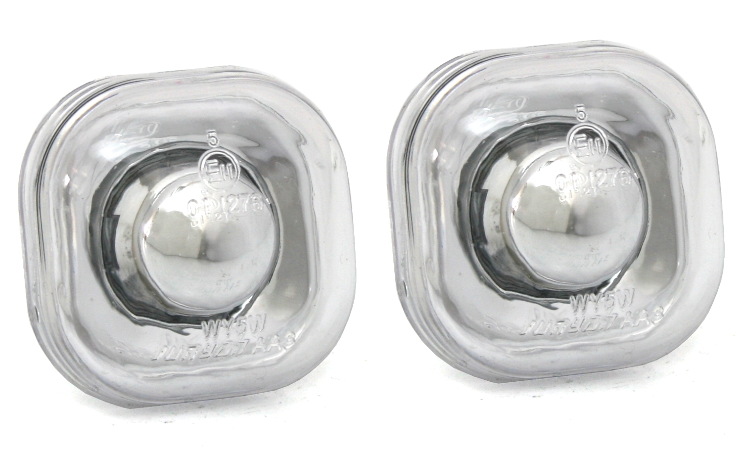 Seitenblinker für Audi A3 A4 A8 in Klarglas Chrom