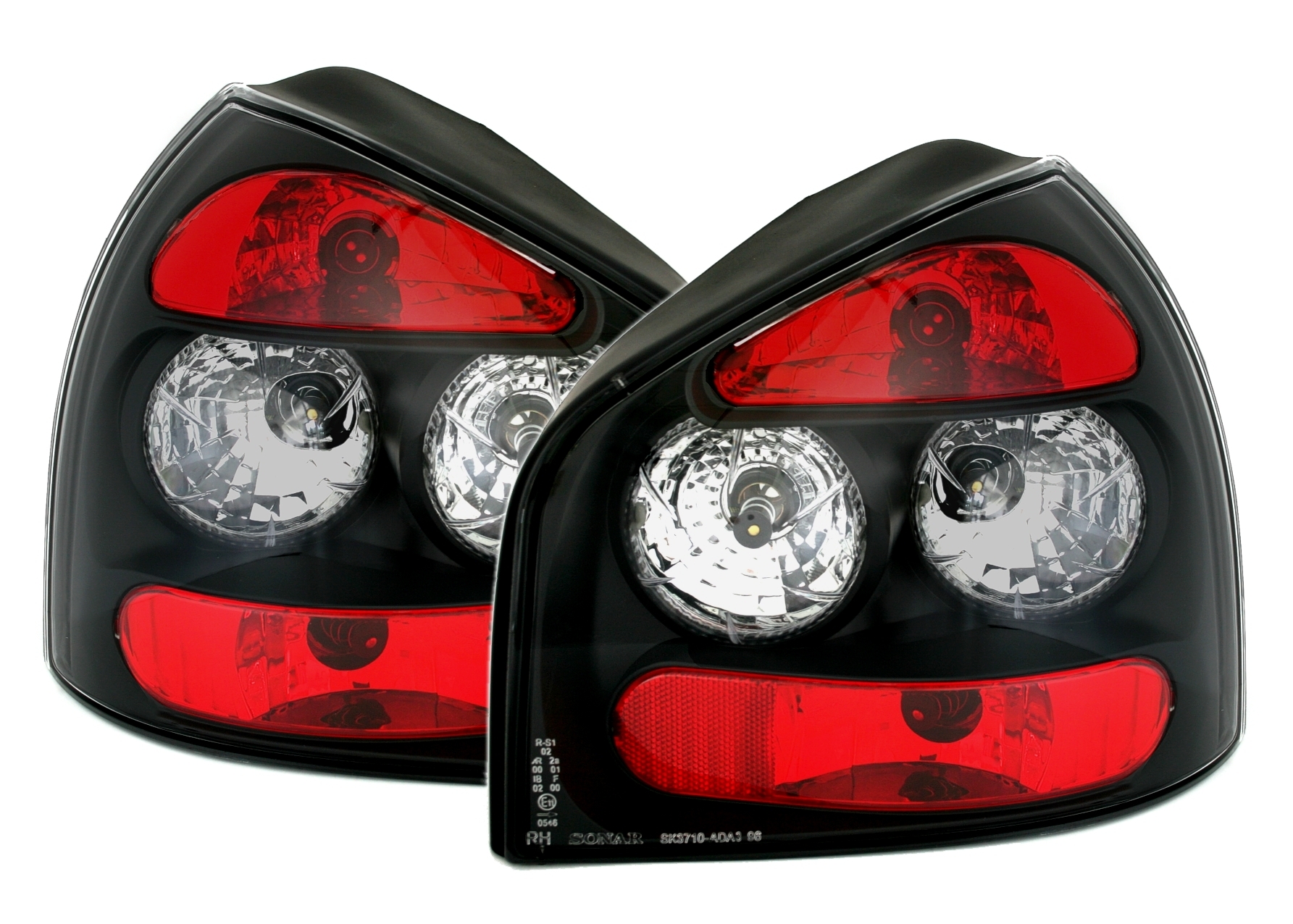 Rückleuchten für Audi A3 8L in Schwarz