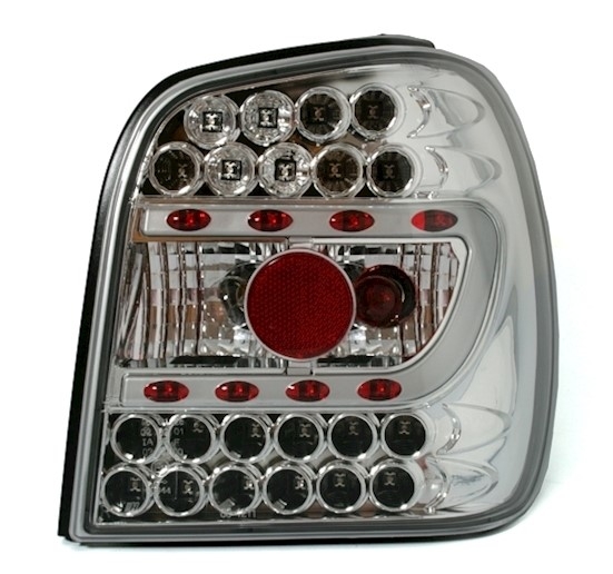 LED Rückleuchten Set für VW Polo 6N in Chrom