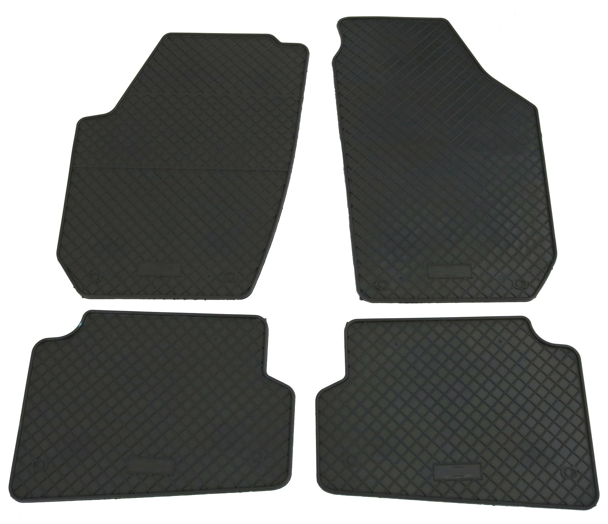 Gummi Fußmatten für Skoda Fabia 2