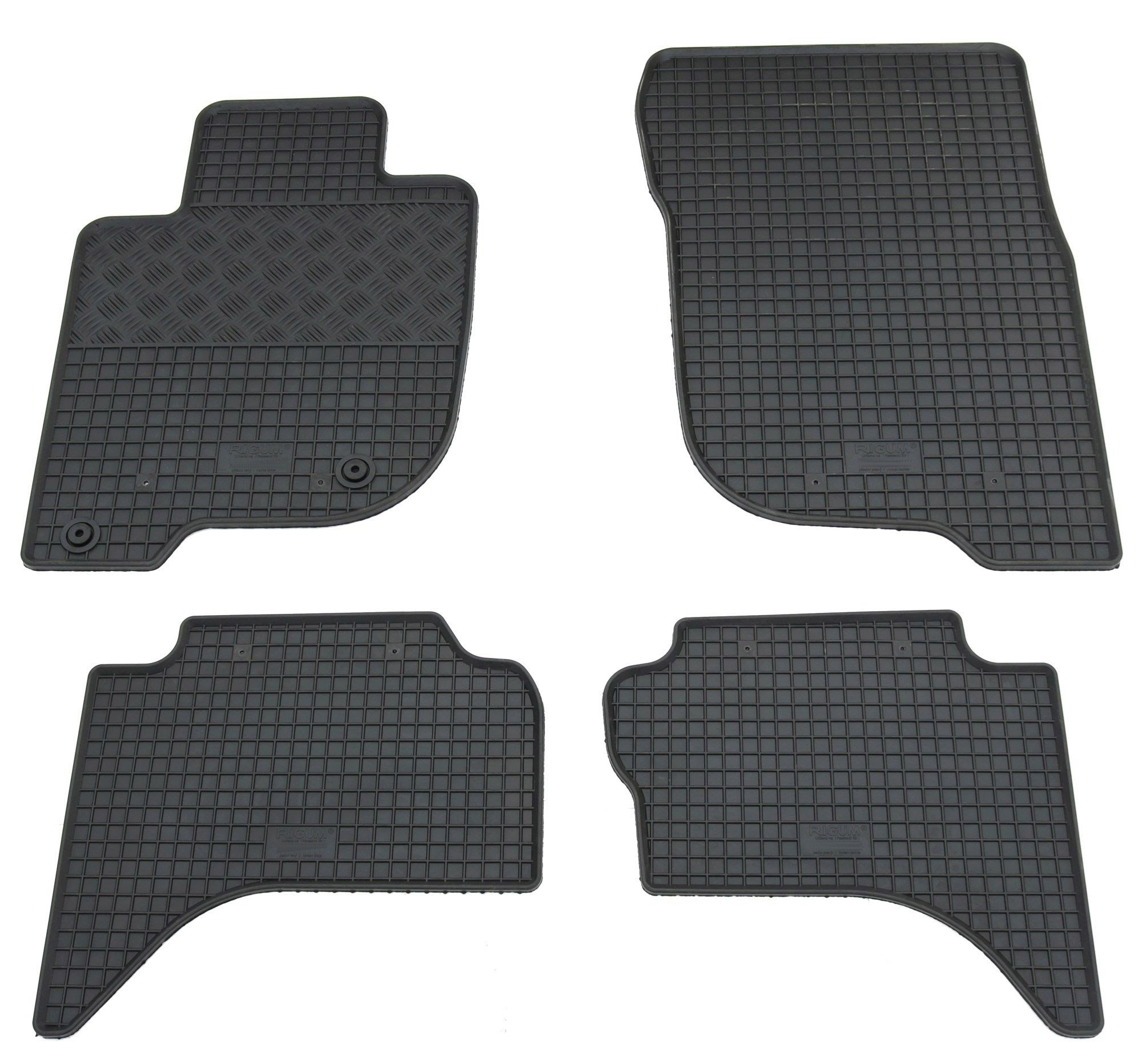 Gummi Fußmatten für Fiat Fullback Mitsubishi L200