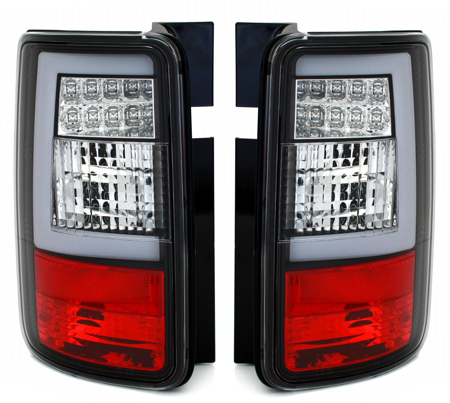 LED Rückleuchten Set für VW Caddy 3 in Schwarz