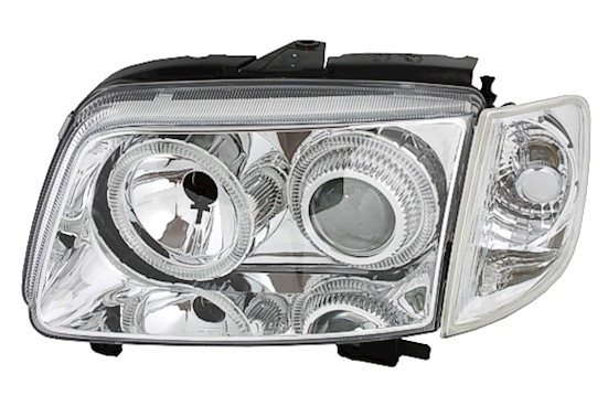 Angel Eyes Scheinwerfer für VW Polo 6N2 in Chrom