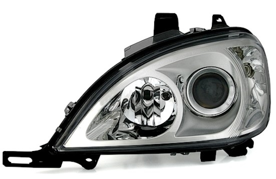 Scheinwerfer für Mercedes W163 M-Klasse in Chrom  